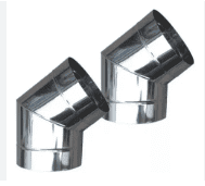 Kit Codos 4" Inox Cant 2