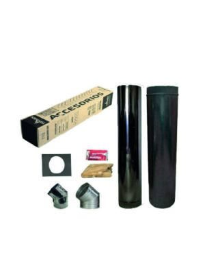 Kit Complemento Pared Negro 10" Enlozado