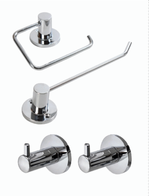 Accesorios Ultragrif de baño Chloe 4 piezas