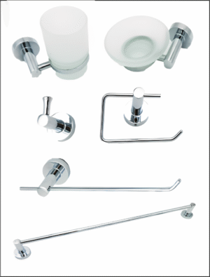 Accesorios Ultragrif de baño Chloe 6 piezas