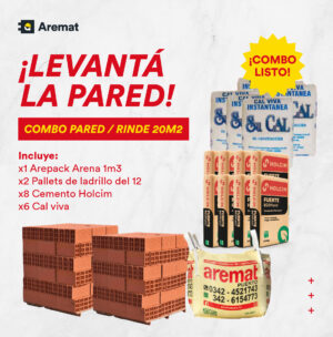 Combo LEVANTÁ LA PARED 20m2