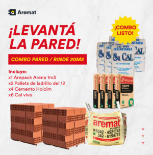 Combo LEVANTÁ LA PARED 20m2