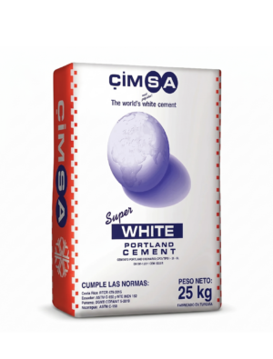 Cemento blanco x25kg