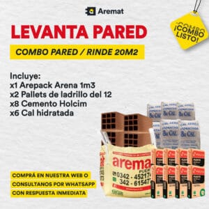 Combo LEVANTA PARED 20m2