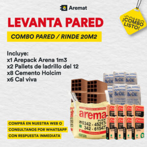 Combo LEVANTA PARED 20m2