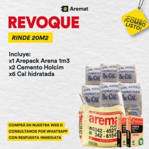 Combo REVOQUE 20m2