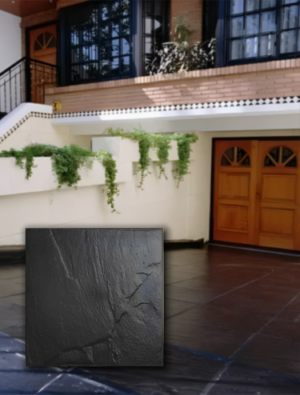 Loseta para vereda Española Negro 40x40x1,7cm. Precio por M2.