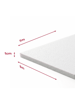Plancha Telgopor 1x1x1cm