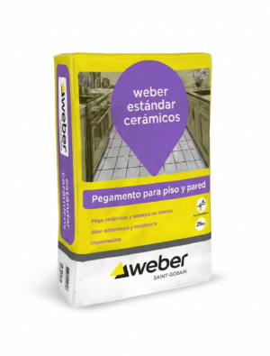 Pegamento Weber Standard Ceramicos x25kg
