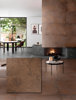 Porcelanato Patagónico Cobre 53x53cm. Precio por caja (1,69m2).
