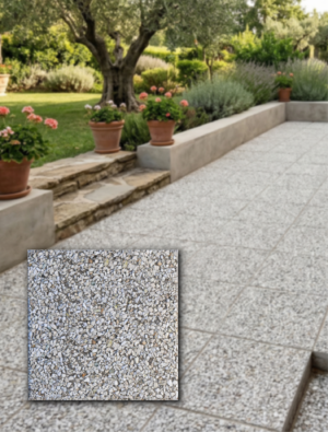 Revestimiento Loseta Gris Tandil 40x40x2,6cm. Precio por M2.