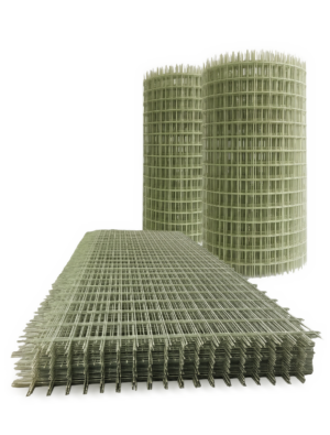 Malla de fibra de vidrio 15x15 2.4x6m Ø5 mm