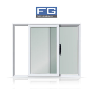 Ventana PVC V/E corrediza 1,00x1,10mt ECO (35mm)