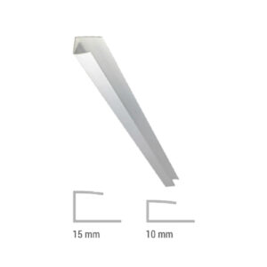 PERFIL BORDE PVC BL X 3 MTS