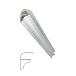PERFIL MOLDURA PVC BL X 3 MTS